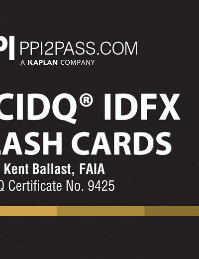 PPI NCIDQ IDFX Flash Cards (Cards) – More Than 200 Flashcards for the NCDIQ Interior Design Fundamentals Exam