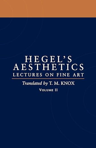 Aesthetics: Lectures on Fine Art Volume ll