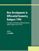 New Developments in Differential Geometry, Budapest 1996: Proceedings of the Conference on Differential Geometry, Budapest, Hungary, July 27–30, 1996