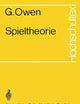 Spieltheorie (Hochschultext) (German Edition)