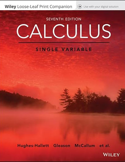 Calculus: Single Variable