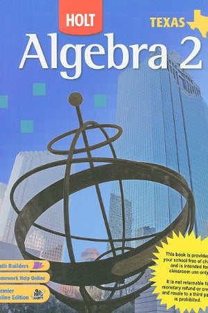 Algebra 2 Texas Edition