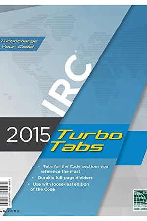 2015 International Residential Code Turbo Tabs for Loose Leaf Edition