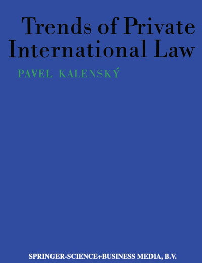Trends of Private International Law