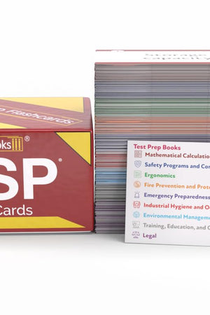 ASP Study Cards 2026-2027: ASP Exam Prep Material and Practice Test Questions for the Associate Safety Professional Certification [Full Color Cards]