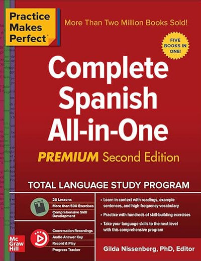 Practice Makes Perfect: Complete Spanish All-in-One, Premium Second Edition