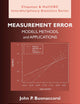 Measurement Error (Chapman & Hall/CRC Interdisciplinary Statistics)