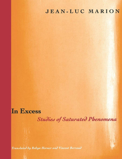 In Excess: Studies of Saturated Phenomena (Perspectives in Continental Philosophy)