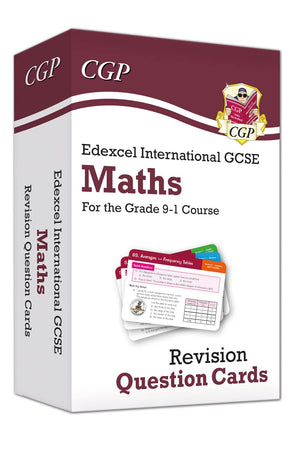 New Grade 9-1 Edexcel International GCSE Maths: Revision Question Cards (CGP IGCSE 9-1 Revision)