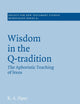 Wisdom in the Q-Tradition: The Aphoristic Teaching of Jesus (Society for New Testament Studies Monograph Series, Series Number 61) (Volume 0)