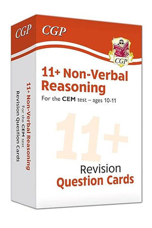 New 11+ CEM Non-Verbal Reasoning Practice Question Cards - Ages 10-11 (CGP 11+ CEM)