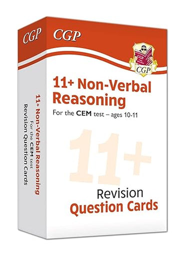 New 11+ CEM Non-Verbal Reasoning Practice Question Cards - Ages 10-11 (CGP 11+ CEM)