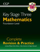 New KS3 Maths Complete Study & Practice - Foundation (with Online Edition) (CGP KS3 Maths)