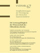 Die Leistungsfähigkeit der Wissenschaft des Öffentlichen Rechts: Berichte und Diskussionen auf der Tagung der Vereinigung der Deutschen ... Staatsrechtslehrer, 67) (German Edition)