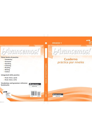 Avancemos: Cuaderno, Practica por niveles, Student Edition, Level 1