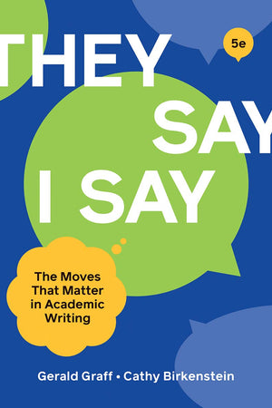 "They Say / I Say"