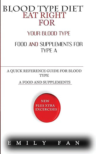 Blood Type Diet: Eat Right for Your Blood Type Food and Supplements for Type a