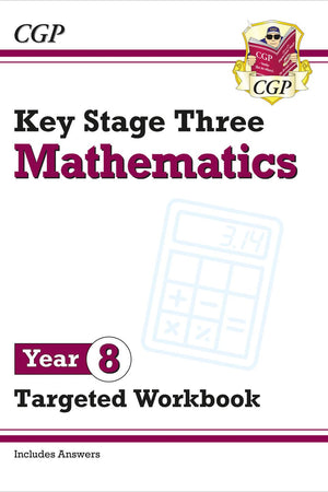 New KS3 Maths Year 8 Targeted Workbook (with answers) (CGP KS3 Maths)