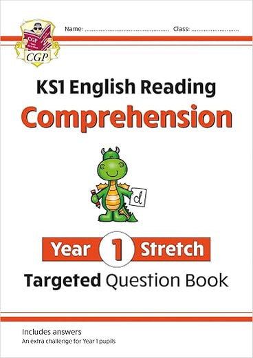 New KS1 English Targeted Question Book: Challenging Reading Comprehension - Year 1 Stretch (+ Ans) (CGP KS1 English)