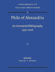 Philo of Alexandria: An Annotated Bibliography 1997-2006 (Vigiliae Christianae, Supplements, 109)