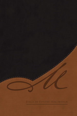 RVR60, Biblia de Estudio MacArthur, Leathersoft, Café, con Índice (Spanish Edition)