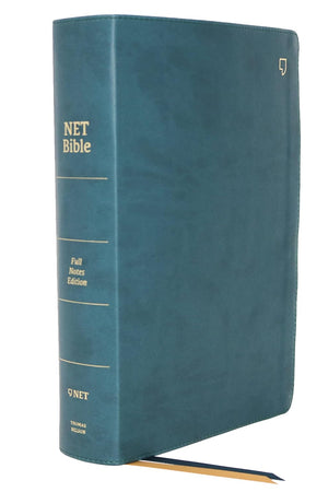 NET Bible, Full-notes Edition, Leathersoft, Teal, Comfort Print: Holy Bible