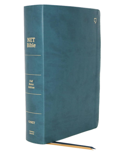 NET Bible, Full-notes Edition, Leathersoft, Teal, Comfort Print: Holy Bible
