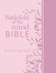 Battlefield of the Mind Bible, Light Pink LeatherLuxe®: Renew Your Mind Through the Power of God's Word