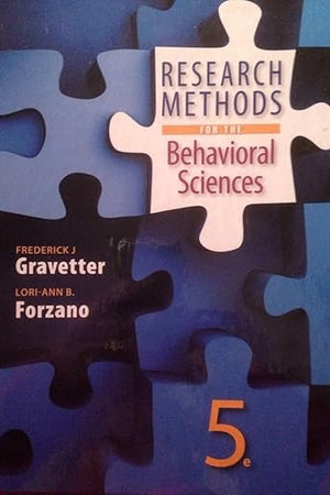 Research Methods for the Behavioral Sciences (MindTap Course List)