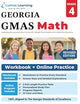 Georgia Milestones Assessment System Test Prep: 4th Grade Math Practice Workbook and Full-length Online Assessments: GMAS Study Guide (GMAS by Lumos Learning)