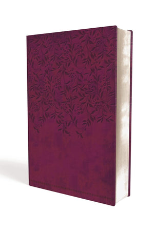 NKJV, Women of Faith Devotional Bible, Leathersoft, Purple: A Message of Grace and Hope for Every Day