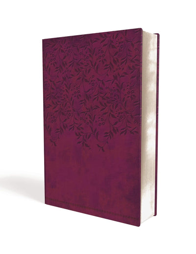 NKJV, Women of Faith Devotional Bible, Leathersoft, Purple: A Message of Grace and Hope for Every Day