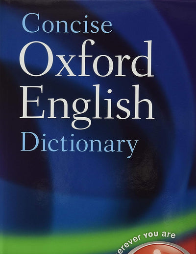 Concise Oxford English Dictionary: Main edition