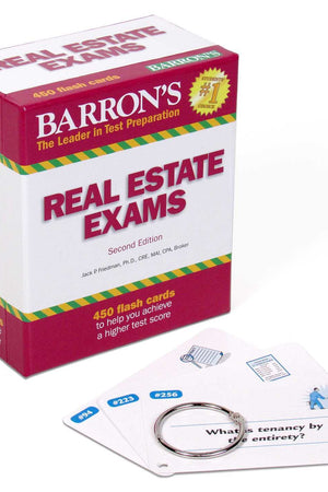 Real Estate Exam Flash Cards (Barron's Test Prep)