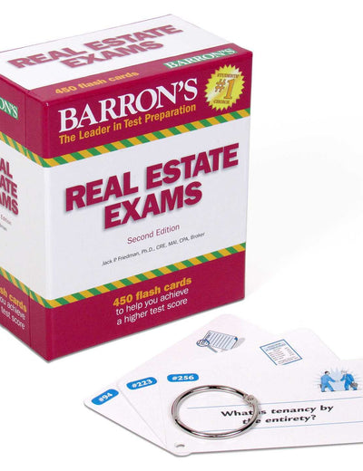 Real Estate Exam Flash Cards (Barron's Test Prep)