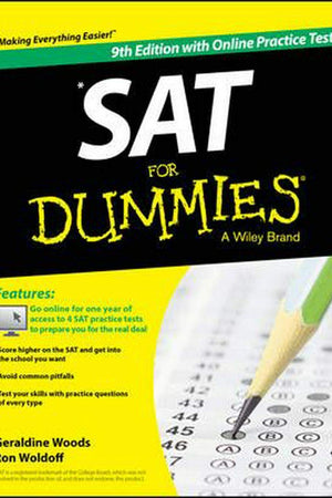 SAT for Dummies: Book + 4 Practice Tests Online
