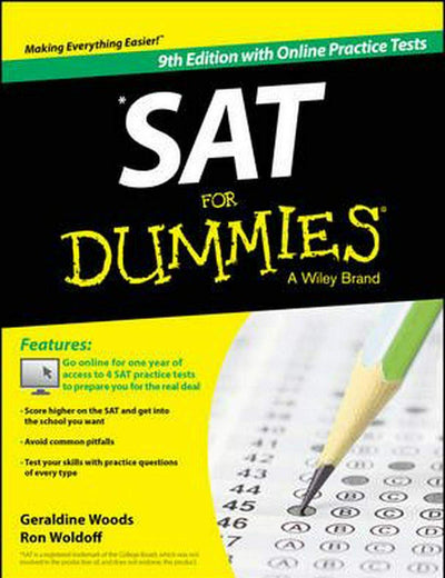 SAT for Dummies: Book + 4 Practice Tests Online