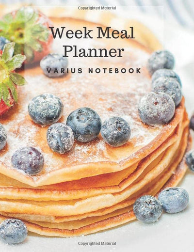 Week Meal Planner: Nutrition Journal, Diet Planner, Journal Planner, List Checklist for Convenient Shopping (112 Pages, 8.5 x 11)