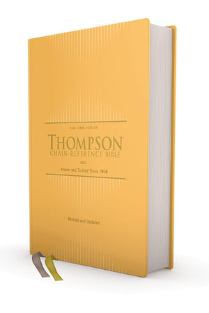 KJV, Thompson Chain-Reference Bible, Hardcover, Yellow Gold, Red Letter, Comfort Print