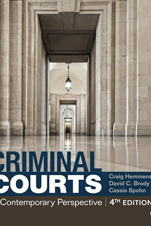 Criminal Courts: A Contemporary Perspective