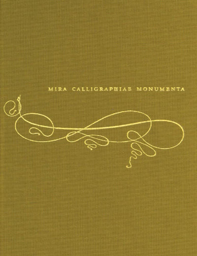 MIRA CALLIGRAPHIAE MONUMENTA /ALLEMAND