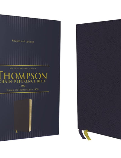 NIV, Thompson Chain-Reference Bible, Leathersoft, Navy, Red Letter, Comfort Print