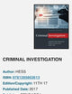 Criminal Investigation (MindTap Course List)