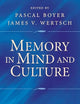 Memory in Mind and Culture