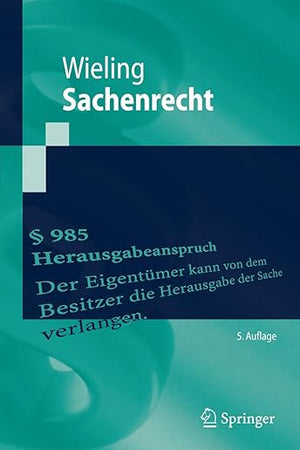 Sachenrecht (Springer-Lehrbuch) (German Edition)