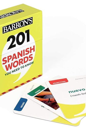 201 Spanish Words You Need to Know Flashcards (Barron's Foreign Language Guides)