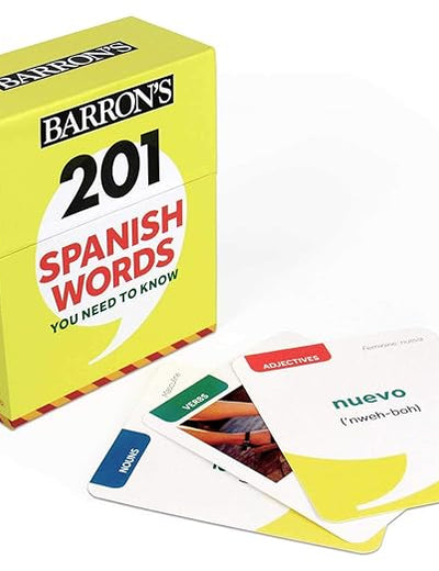 201 Spanish Words You Need to Know Flashcards (Barron's Foreign Language Guides)