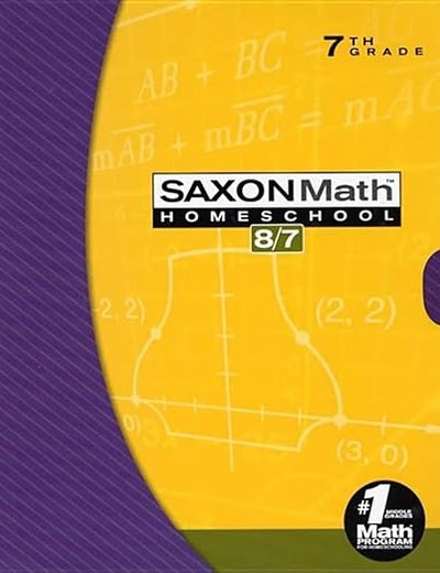 Homeschool Set/Box 2005 (Saxon Math 8/7)