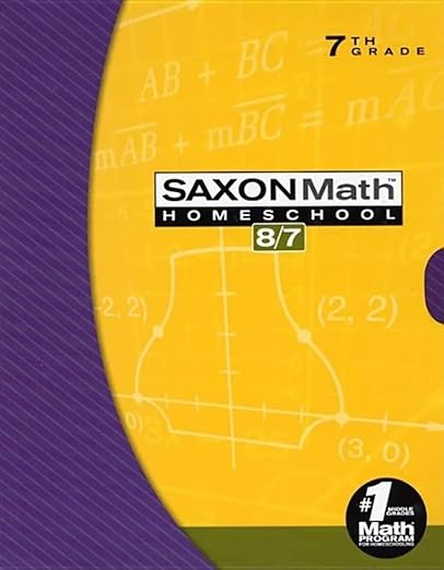 Homeschool Set/Box 2005 (Saxon Math 8/7)