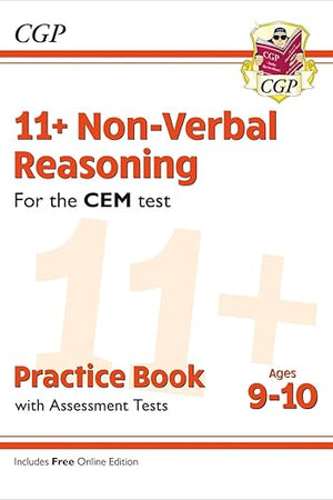 New 11+ CEM Non-Verbal Reasoning Practice Book & Assessment Tests - Ages 9-10 (with Online Edition) (CGP 11+ CEM)